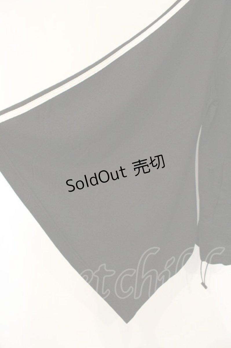 画像3: NieR Clothing / 着物袖ジャージ風デザインZIP OUTER F ブラック O-26-06-25-009-PU-TO-OW-OS (3)