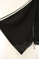 画像3: NieR Clothing / 着物袖ジャージ風デザインZIP OUTER F ブラック O-26-06-25-009-PU-TO-OW-OS (3)