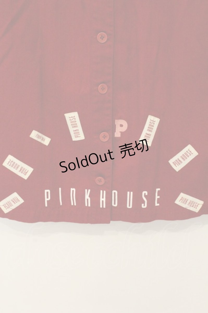 画像2: PINK HOUSE / ネームタグスカート  アカ O-26-06-25-075-LO-SK-IG-OS (2)