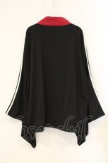 画像4: NieR Clothing / 着物袖ジャージ風デザインZIP OUTER F ブラック O-26-06-25-009-PU-TO-OW-OS (4)