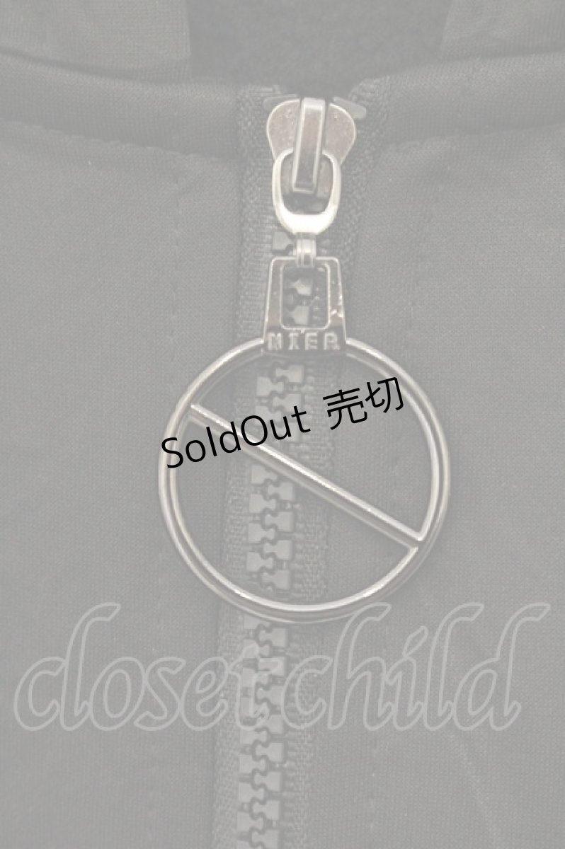 画像2: NieR Clothing / 内側フリース着物風袖UNISEX ZIP OUTER【BUTTERFLY】　パーカー  ブラック O-26-06-25-011-PU-TO-OW-OS (2)