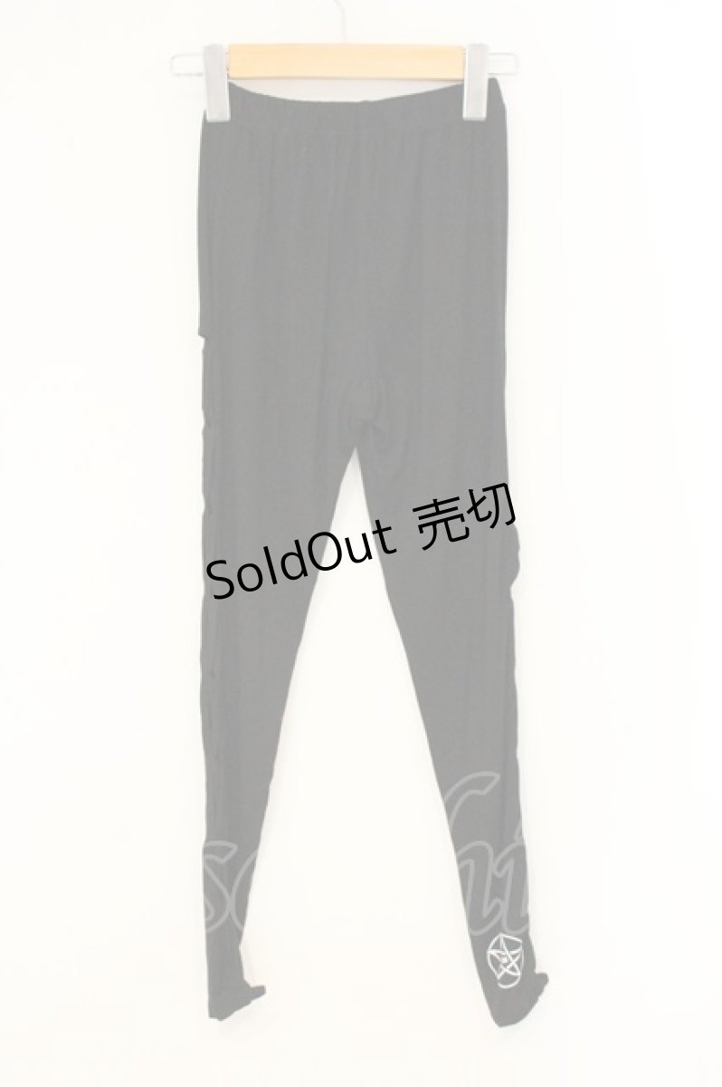 画像2: KRY CLOTHING / KURINUKI５ レースアップレギンス  ブラック O-26-06-25-002-PU-PA-IG-OS (2)