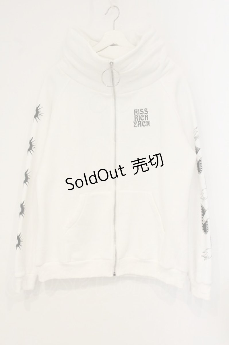 画像1: KRY CLOTHING / 「UENO2022」 インフードボリュームネック BIGパーカー  ホワイト O-26-06-25-003-PU-TO-IG-OS (1)