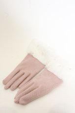 画像1: axes femme / 雪柄刺繍手袋  ピンク O-26-06-26-019-AX-ZA-OW-OS (1)