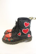画像5: Dr.Martens （Getta Grip） / 「REBEL HEART」 PASCAL HEARTS 8ホールブーツ EU37(23.5cm) ブラック O-26-06-26-021-PU-SH-YM-OS (5)