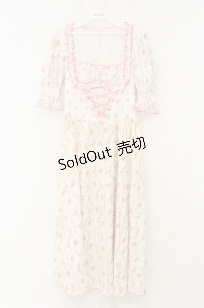 画像1: LACEMADE / Victoria Rose Corset Dress（ヴィクトリアローズコルセットドレス） M シロ O-26-06-27-001-LO-OP-IG-OS (1)