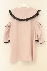 画像3: MA*RS / ハートジップオフショルトップス  ピンク×クロ O-26-06-27-032-GO-TO-IG-OS (3)