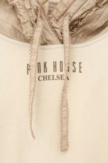 画像2: PINK HOUSE / CHELSEA　ピコフリル使いフード付きカットソー 3(M) アイボリー O-26-06-27-042-LO-TO-OW-OS (2)