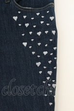 画像2: PINK HOUSE / ハート刺繍使いデニムパンツ 3(M) インディゴ O-26-06-27-049-LO-PA-OW-OS (2)