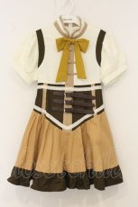 画像1: Favorite / 巴マミデザインスチームパンクワンピース M~L ベージュ×キナリ O-26-06-27-061-LO-OP-OW-OS (1)