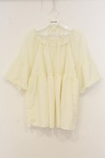 画像1: axes femme / コットン風ポンチョチュニック F アイボリー O-26-06-27-068-AX-TO-OW-OS (1)