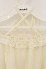 画像2: axes femme / コットン風ポンチョチュニック F アイボリー O-26-06-27-068-AX-TO-OW-OS (2)