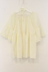 画像3: axes femme / コットン風ポンチョチュニック F アイボリー O-26-06-27-068-AX-TO-OW-OS (3)