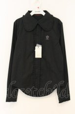 画像1: Deorart / 刺繍入りフリルブラウス L ブラック O-26-06-27-011-PU-BL-IG-OS (1)