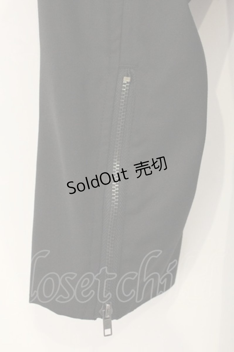 画像3: BPN FOR MEN / 変形襟ダブルボタンコート M ブラック O-26-06-27-012-GO-CO-IG-ZI (3)
