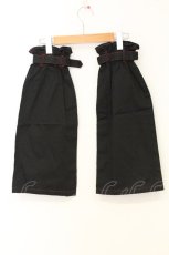 画像4: Deorart / スカルプリントレッグカバー  ブラック×レッド O-26-06-27-013-PU-ZA-IG-OS (4)