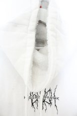 画像2: KRY CLOTHING / サークル裏起毛ハイネックトレーナー  ホワイト O-26-06-28-001-PU-TO-YM-OS (2)