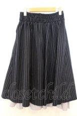 画像2: axes femme / サス付ハイウエストスカート M ネイビー O-26-06-28-012-AX-SK-OW-OS (2)