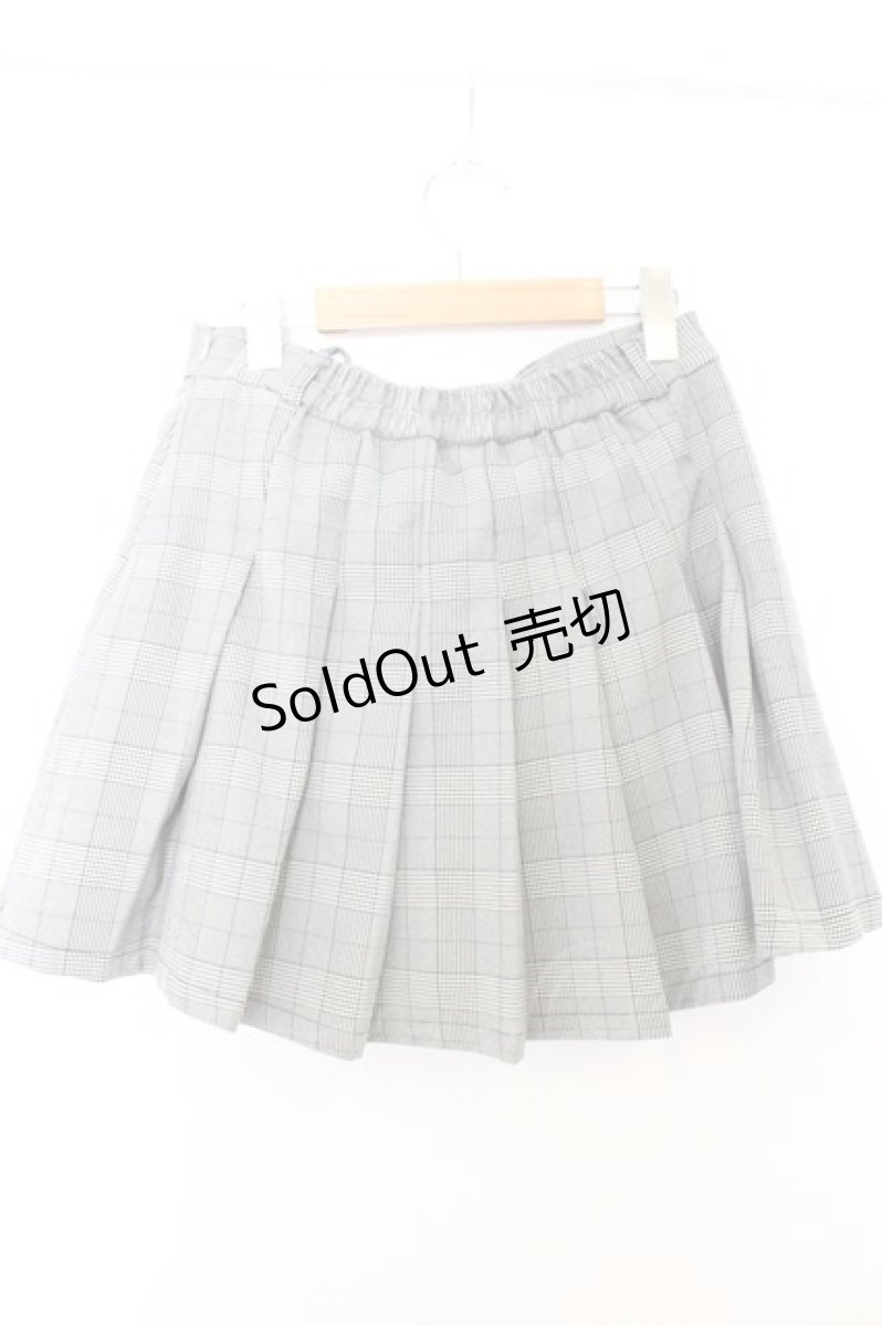 画像2: axes femme / リボンセットプリーツスカパン F グレー O-26-06-28-016-AX-PA-OW-ZI (2)