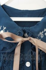画像2: axes femme / 音楽柄刺繍ブラウス風プルオーバー M グリーン O-26-06-28-026-AX-TO-OW-OS (2)