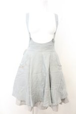 画像1: axes femme POETIQUE / チェック配色サススカート M サックス O-26-06-28-032-AX-SK-OW-OS (1)