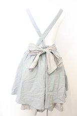 画像2: axes femme POETIQUE / チェック配色サススカート M サックス O-26-06-28-032-AX-SK-OW-OS (2)
