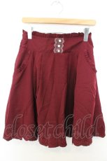 画像1: axes femme POETIQUE / 裾額縁刺繍スカート M ワイン O-26-06-28-040-AX-SK-OW-OS (1)