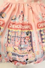 画像3: Chemical Romance / Sweetheart Doll Machine - Sweet Lolita Printed Salopette（スウィートハート ドールマシーン スウィートロリータプリントサロペット） L ピンク O-26-06-29-032-LO-OP-IG-OS (3)
