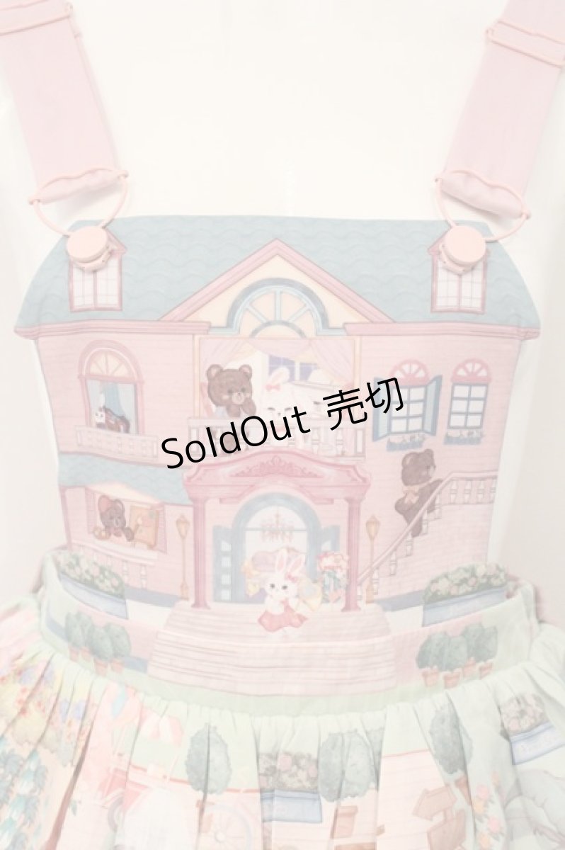 画像3: LOLITA他 / くま柄サロペット XL ピンク O-26-06-29-033-LO-OP-IG-OS (3)