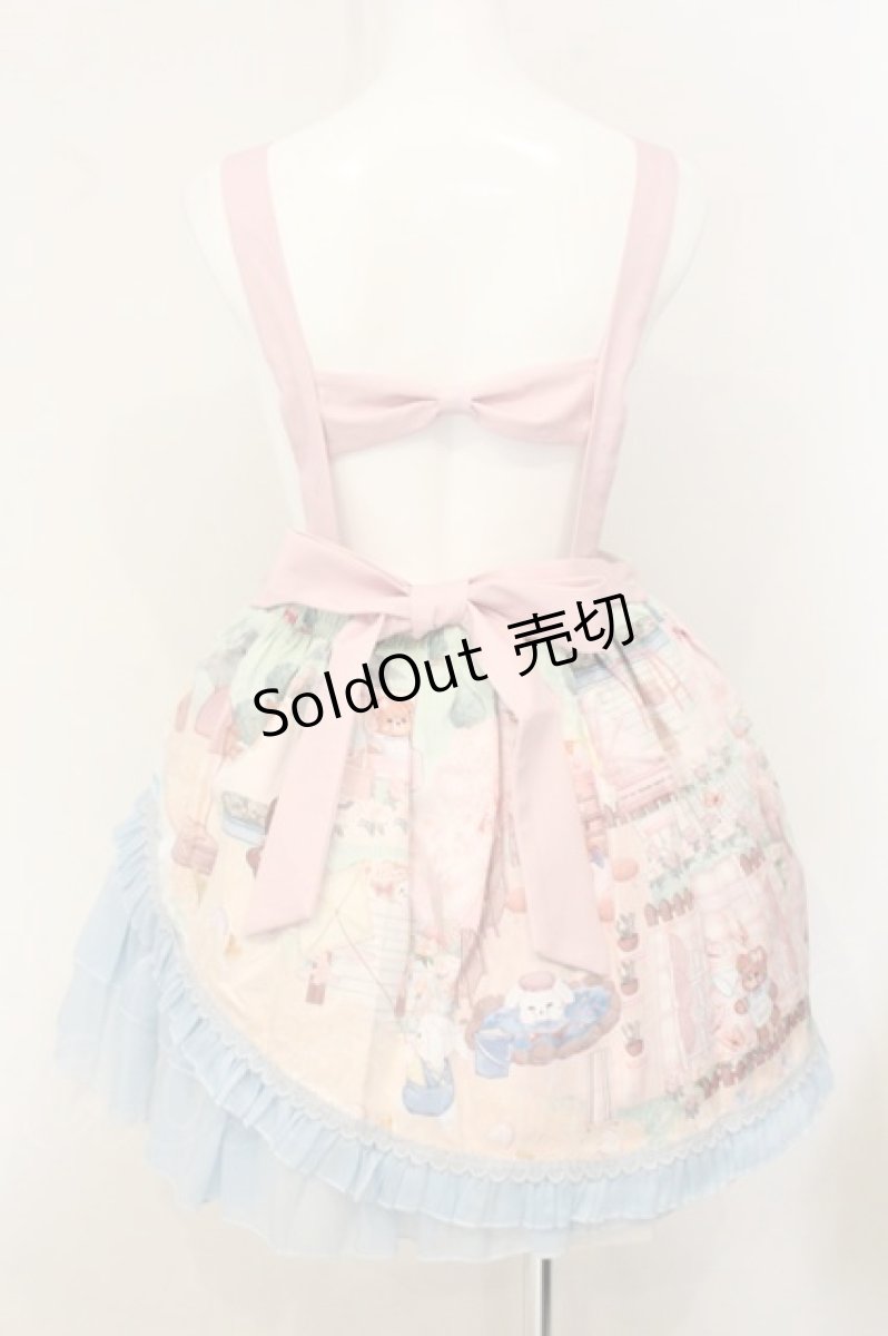画像5: LOLITA他 / くま柄サロペット XL ピンク O-26-06-29-033-LO-OP-IG-OS (5)