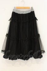 画像1: m petit by misako / NINA'Sギャザースカート M クロ O-26-06-29-005-LO-SK-OW-OS (1)