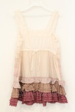 画像4: PINK HOUSE / グラデーションキャミソールブラウス  ピンク O-26-06-29-048-LO-TO-IG-OS (4)