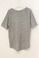 画像3: PINK HOUSE / フロッキープリントロングTシャツ  グレー O-26-06-29-050-LO-TS-IG-OS (3)