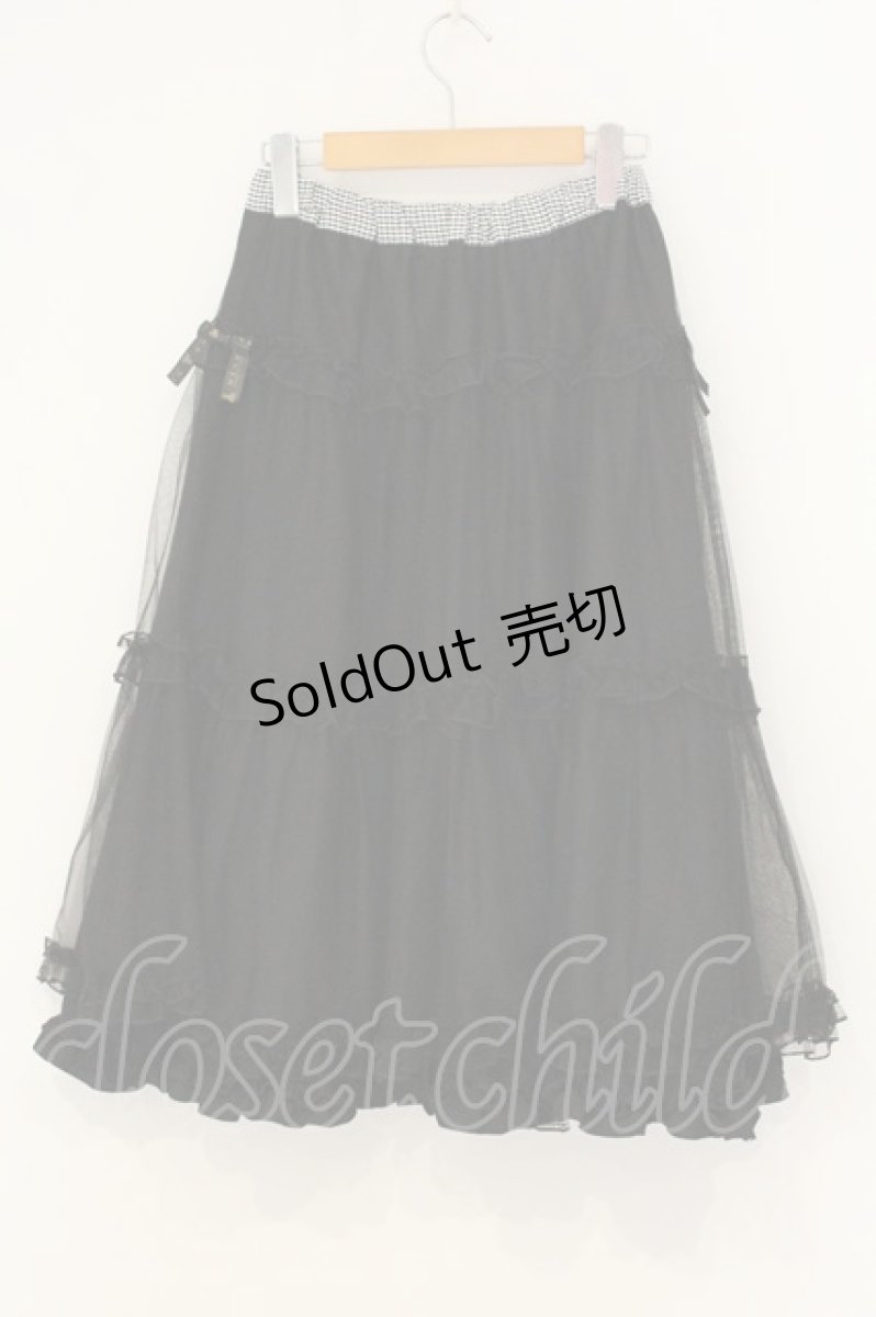 画像3: m petit by misako / NINA'Sギャザースカート M クロ O-26-06-29-005-LO-SK-OW-ZT455 (3)