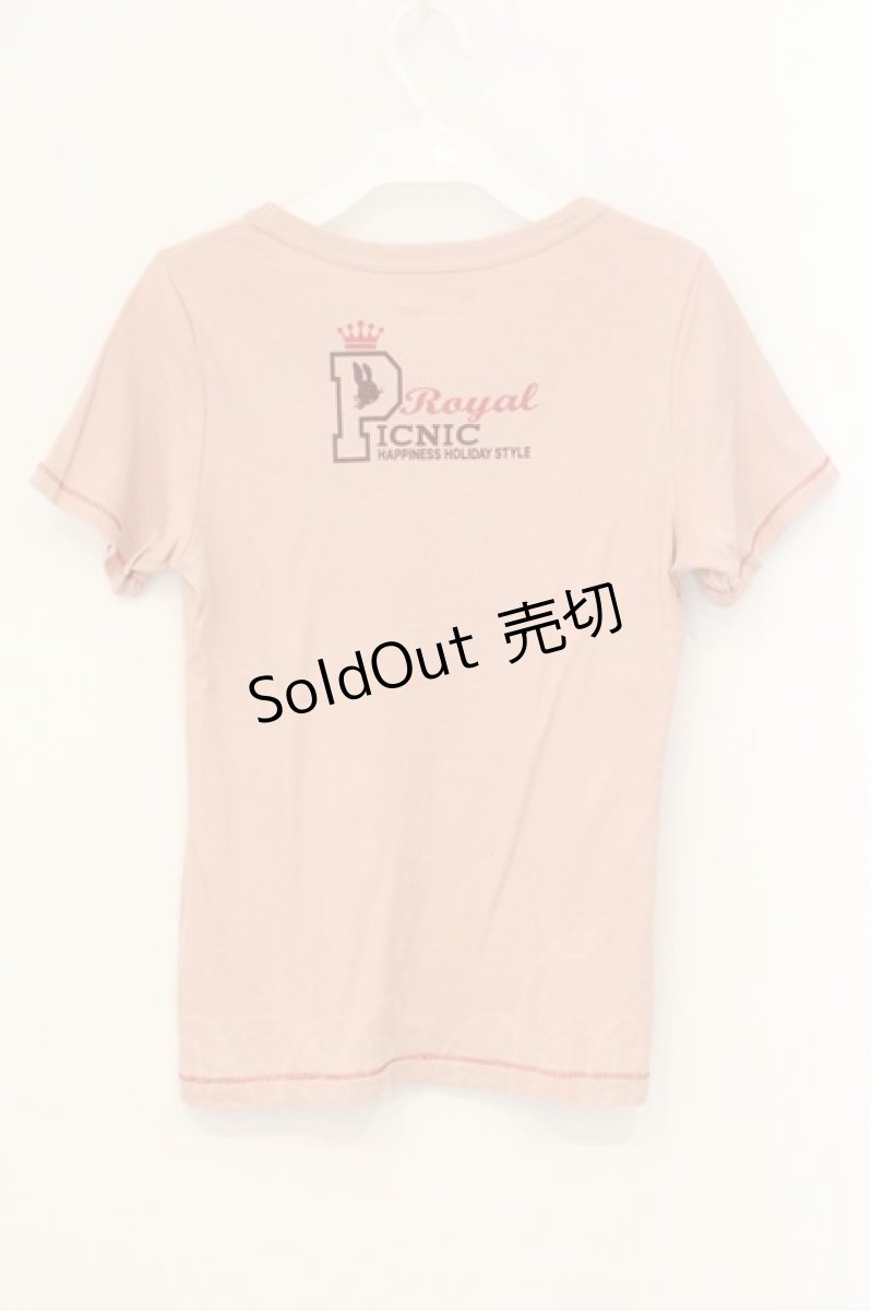画像3: PINK HOUSE / Pロゴ うさぎ刺繍Tシャツ 3(M) ピンク O-26-06-29-052-LO-TS-IG-OS (3)