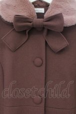 画像2: m petit by misako / AM*リボンコート S ピンク O-26-06-29-006-LO-JA-OW-OS (2)