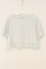 画像4: PINK HOUSE / ドビーフリルボレロ  サックス O-26-06-29-057-LO-TO-IG-OS (4)