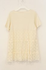 画像4: PINK HOUSE / レースティアードチュニック  オフシロ O-26-06-29-062-LO-TO-IG-OS (4)