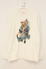 画像1: PINK HOUSE / CHELSEA Disney ふしぎの国のアリス トレーナー 2(S) シロ O-26-06-29-063-LO-TO-IG-OS (1)