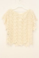 画像3: Toi et Bonbon / フラワーレーストップス  オフシロ O-26-06-29-064-LO-TO-IG-OS (3)