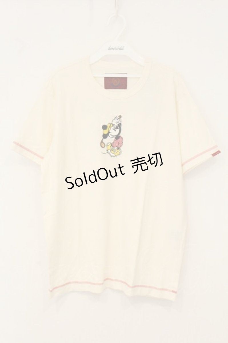 画像1: Karl Helmut / Disneyコラボ ミニー刺繍Tシャツ 3(M) アイボリー O-26-06-29-065-EL-TS-IG-OS (1)