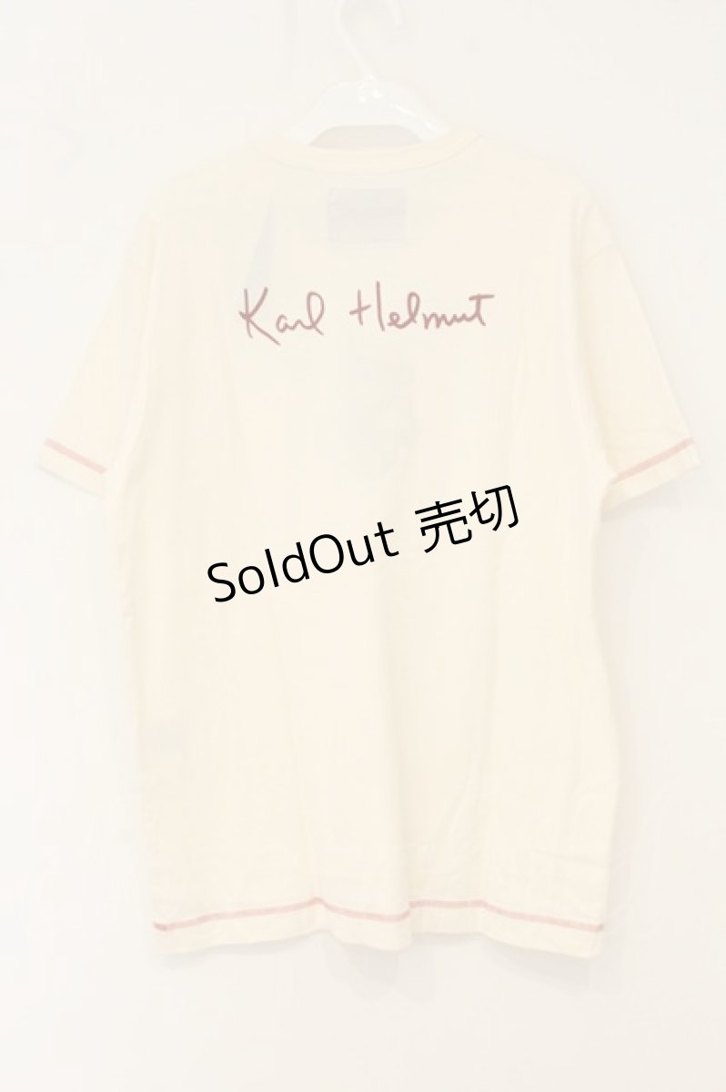 画像3: Karl Helmut / Disneyコラボ ミニー刺繍Tシャツ 3(M) アイボリー O-26-06-29-065-EL-TS-IG-OS (3)