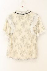 画像3: axes femme / 染め分けレースフリルプルオーバー M キナリ O-26-06-29-072-AX-TO-OW-OS (3)