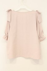 画像3: DearMyLoveRose / 2way肩リボンハートネックブラウス 3L ピンク O-26-06-29-082-LO-BL-OW-OS (3)