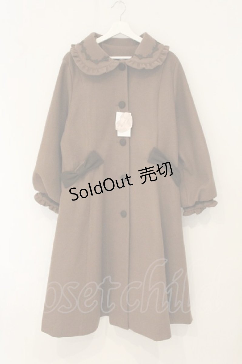 画像1: m petit by misako / TT*AOKロングコート 3L ブラウン O-26-06-29-090-LO-CO-OW-ZT0705N (1)