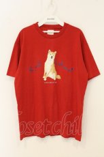 画像1: Karl Helmut / 柴犬ptTシャツ  アカ O-26-06-29-092-EL-TO-OW-OS (1)