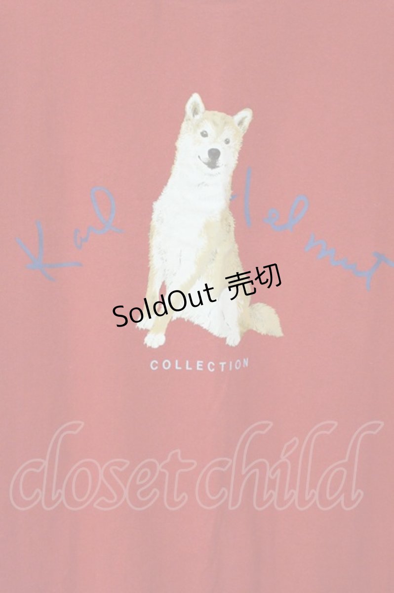 画像2: Karl Helmut / 柴犬ptTシャツ  アカ O-26-06-29-092-EL-TO-OW-OS (2)