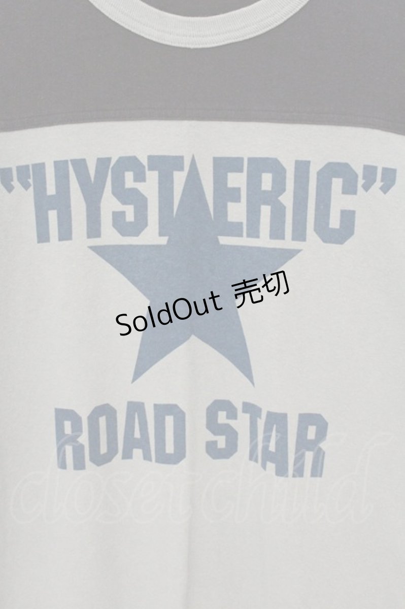 画像2: HYSTERIC GLAMOUR / ロードスターpt半袖リンガーTシャツ【旧タグ】 F ブルー O-26-06-29-093-PU-TO-OW-OS (2)