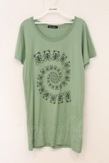 画像1: HYSTERIC GLAMOUR / スパイラルファックベアptTシャツ  グリーン O-26-06-29-096-PU-TO-OW-OS (1)