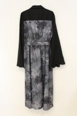 画像4: axes femme / 蝶々ｘ花柄ワンピース L クロ O-26-06-29-001-AX-BL-OW-OS (4)